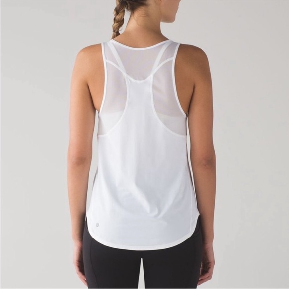 Lululemon Sculpted Tank Top in White - Picture 3 of 6